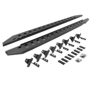 Go Rhino RB10 Slim Line Running Boards With Mounting Brackets - Textured Black for 20-25 Jeep Gladiator 69451687SPC