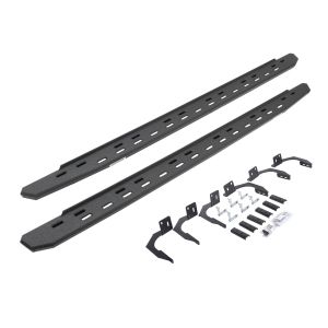 Go Rhino RB30 Slim Line Running Boards with Mounting Bracket Kit - Protective Bedliner Coating for selected Dodge models 69610687ST