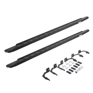 Go Rhino RB30 Running Boards with Mounting Bracket Kit - Protective Bedliner Coating for selected Dodge models 69610687T