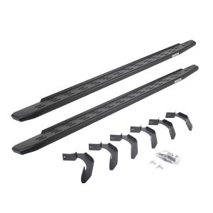 Go Rhino RB30 Running Boards with Mounting Bracket Kit - Textured Black for 05-26 Nissan Frontier 69634680PC