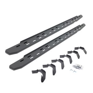 Go Rhino RB30 Slim Line Running Boards with Mounting Bracket Kit - Textured Black for 04-14 Ford F-150 69612680SPC