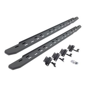 Go Rhino RB30 Slim Line Running Boards with Mounting Bracket Kit - Textured Black for 15-26 Ford F-150, 17-26 Ford F-250 Super Duty, 17-26 Ford F-350 Super Duty 69617780SPC