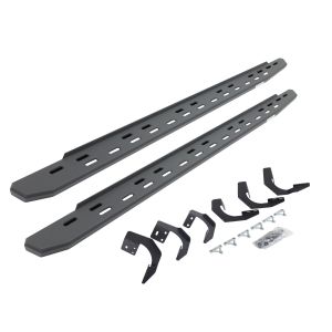 Go Rhino RB30 Slim Line Running Boards with Mounting Bracket Kit - Textured Black for 15-18 Ram 1500, 19-24 Ram 1500 Classic 69629980SPC