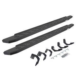 Go Rhino RB30 Running Boards with Mounting Bracket Kit - Protective Bedliner Coating for 15-18 Ram 1500, 19-24 Ram 1500 Classic 69629980T