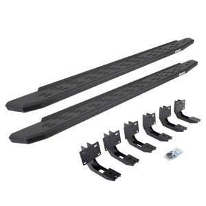 Go Rhino RB30 Running Boards with Mounting Bracket Kit - Protective Bedliner Coating for 19-25 Ram 1500 69630680T