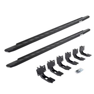 Go Rhino RB30 Running Boards with Mounting Bracket Kit - Protective Bedliner Coating for 19-25 Ram 1500 69630687T