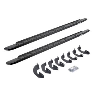 Go Rhino RB30 Running Boards with Mounting Bracket Kit - Textured Black for 07-21 Toyota Tundra 69641687PC