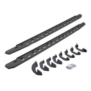 Go Rhino RB30 Slim Line Running Boards with Mounting Bracket Kit - Protective Bedliner Coating for 07-21 Toyota Tundra 69641687ST