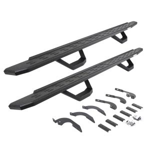 Go Rhino RB30 Running Boards W/Mounting Brackets, 2 Pairs Drop Steps Kit -Double Cab Only for 24-25 Toyota Tacoma 6964328020T