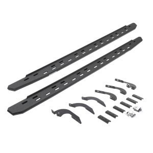 Go Rhino RB30 Slim Line Running Boards W/Bracket Kit - Bedliner for 24-25 Toyota Tacoma 69643280ST