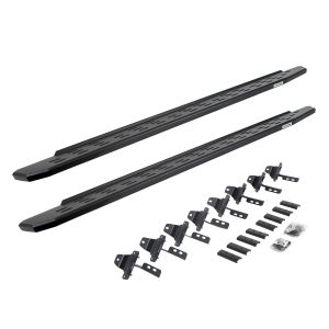Go Rhino RB30 Running Boards with Mounting Bracket Kit - Textured Black for 20-25 Jeep Gladiator 69651687PC