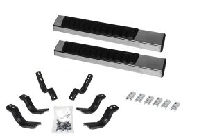 Go Rhino 6" OE Xtreme II SideSteps With Mounting Bracket Kit - Polished Stainless Steel for 07-17 Toyota Tundra 6862441552PS