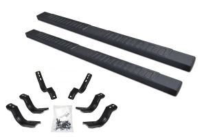 Go Rhino 6" OE Xtreme II Side Steps with Mounting Brackets Kit - Textured Black for 24-26 Toyota Tacoma 6862443280T