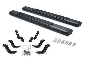 Go Rhino 6" OE Xtreme SideSteps With Mounting Bracket Kit - Textured Black for 07-17 Toyota Tundra 686441552T