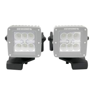 Go Rhino XE Center Hood Light Mount - Textured Black for 20-25 Jeep Gladiator, 18-26 Jeep Wrangler 732230T