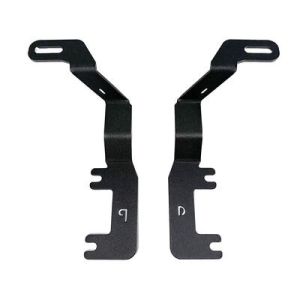 Go Rhino XE Hood Hinge Light Mounts - Textured Black for 23-26 Chevrolet Colorado, 23-26 GMC Canyon 732250T