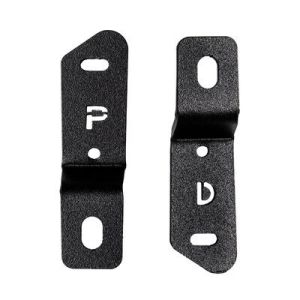Go Rhino XE Hood Hinge Light Mounts - Textured Black for 21-26 Ford Bronco 732280T