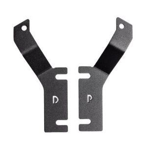 Go Rhino XE Hood Hinge Light Mounts - Textured Black for 17-24 Nissan TITAN, 16-24 Nissan TITAN XD 732325T