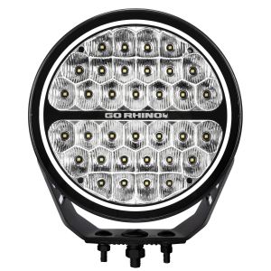 Go Rhino Blackout Series - MAXROUND 9" Round LED Driving Light w/Daytime Running Lights for 2026 Chevrolet Suburban, 2026 Chevrolet Tahoe 751700911DRS