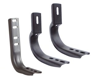 Go Rhino OE Xtreme Side Steps - Mounting Brackets Only -Textured Black for 05-23 Toyota Tacoma 6844295