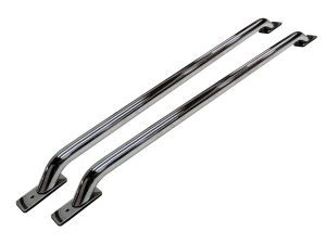 Go Rhino Stake Pocket Bed Rail - Chrome for selected Chevrolet and GMC models 8075C
