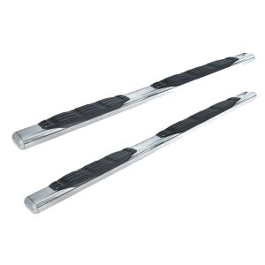 Go Rhino 5" 1000 Series Side Steps - 80" long - BOARDS ONLY - Polished Stainless Steel for selected GMC, Nissan, Toyota, Chevrolet, Dodge and Ford models 10580PS