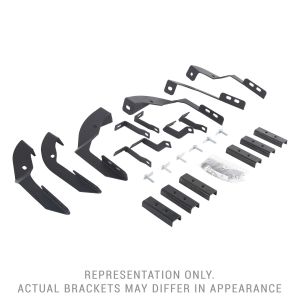 Go Rhino V-Series V3, RB30 and RB Slim Side Steps - MOUNTING BRACKETS ONLY - Textured Black for selected GMC and Chevrolet models 6940516