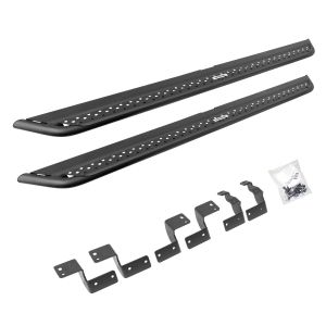 Go Rhino Dominator Xtreme DSS SideSteps W/Bracket Kit -Textured Black for 25-26 Toyota 4Runner DSS4427T