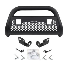 Go Rhino RC2 LR Bull Bar with Mounting Brackets & Two 3" Light Openings - Textured Black for selected Chevrolet and GMC models 55282T
