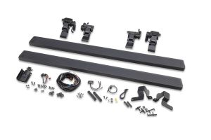 Go Rhino RealTruck VoltStep Electric Running Board Kit - Textured Black for 20-25 Jeep Gladiator 20451687PC