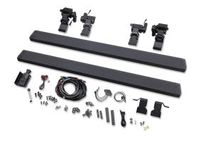 Go Rhino RealTruck VoltStep Electric Running Board Kit - Protective Bedliner Coating for 18-26 Jeep Wrangler 20450674T