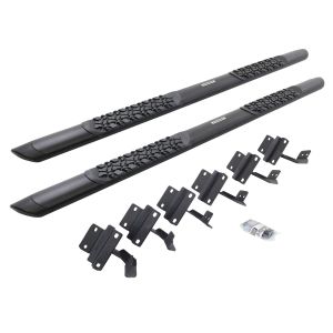 Go Rhino V3 Series Aluminum Side Steps with Mounting Brackets - Textured Black for 15-26 Ford F-150, 17-26 Ford F-250 Super Duty, 17-26 Ford F-350 Super Duty V3415587T