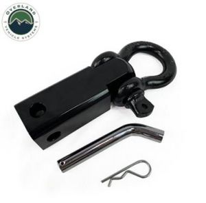 Overland Systems Receiver Mount Recovery Shackle 3/4" 4.75 Ton With Dual Hole Black Universal 19109901
