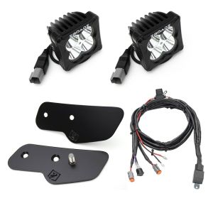 ZROADZ Mirror Ditch LED Light Kit with (2) 3" ZROADZ White Pods for 21-26+ Ford Bronco Z365401-KIT2