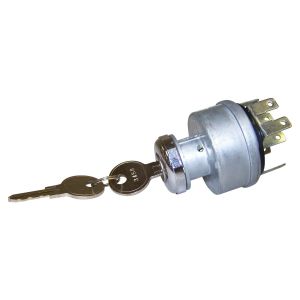 Crown Automotive Ignition Switch for 65-74 Jeep CJ5, 65-74 Jeep CJ6, 66-68 Jeep CJ5A, 66-68 Jeep CJ6A J0947399