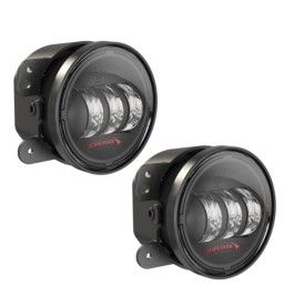 JW Speaker J2 Series Standard LED Fog Lights For 2018+ Jeep Gladiator JT & Wrangler JL 2 Door & Unlimited 4 Door Models 0557983
