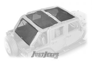 Dirtydog 4X4 Front/Rear & Cargo Sun Screen For 2007-18 Jeep Wrangler JK Unlimited 4 Door Models J4SS07F3-