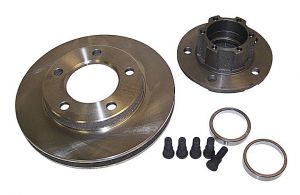 Crown Automotive Hub and Rotor Assembly for 76-78 Jeep CJ-5 and CJ-7 J5356183