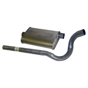 Crown Automotive Muffler & Tailpipe for 79-83 Jeep CJ5, 79-86 Jeep CJ7, 81-85 Jeep Scrambler J5362725