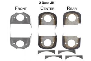 Rust Buster Body Mount Kit for 07-18 Jeep Wrangler JK 2 Door RB5056
