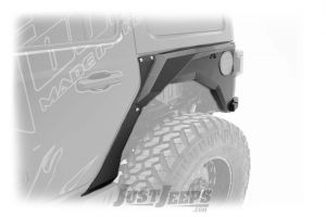 Fab Fours Rear Fender & Flares For 2018+ Jeep Wrangler JL 2 Door & Unlimited 4 Door Models JL1001-1