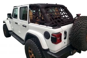Dirtydog 4X4 Rear Cargo Area Spider Netting For 2018+ Jeep Wrangler JL Unlimited 4 Door Models JL4N18RS-