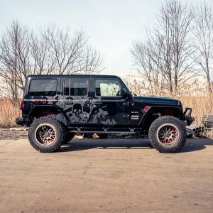 Reaper Off-Road Immortal Side Step Bars for 18-25 Jeep Wrangler JL Unlimited 4-Door JSR03