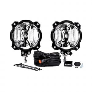 KC HiLiTES Gravity LED Pro6 Single Pair Pack System with Driving Beam Pattern (20 Watts) 91303
