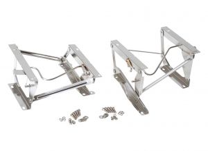Kentrol Stainless Steel Seat Brackets (Pair) for 76-90 Jeep CJ & Wrangler YJ 30552