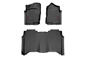 Rough Country Floor Mats FR & RR Crew Cab For 17-24 Nissan Titan M-81715