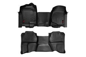 Rough Country Floor Mats FR & RR OV Hump Ext Cb Chevy/GMC 1500/2500HD (07-14)07-14 M-21072