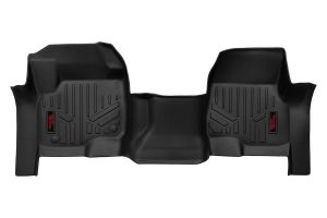 Rough Country Floor Mats Front Over Hump For 17-24 Ford F-250/F-350 Super Duty 2WD/4WD M-5117