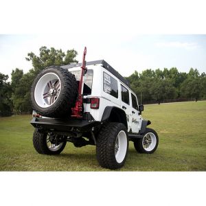 Fab Fours Hi-Lift Jack Mount For 2007-18 Jeep Wrangler JK 2 Door & Unlimited 4 Door (Fits Fab Fours Tire Carrier) M1450-1