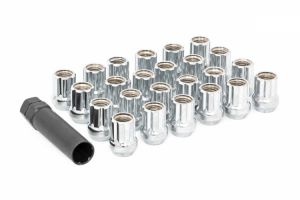Rough Country M14 X 1.5 LUG NUT SET OF 32 CHROME | OPEN END 141532CHOE